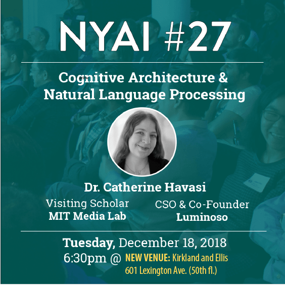 NYAI #27: Cognitive Architecture & Natural Language Processing